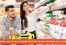 Grocery store opening and Close